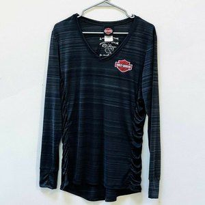 Harley-Davidson Bruce Rossmeyer's Daytona Beach Womens Long Sleeve Shirt XL MINT